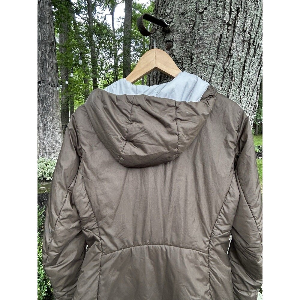 Women's Arcteryx Mota Long Coat Size Small Jacket Hooded Dark Green Outdoor - Picture 8 of 8